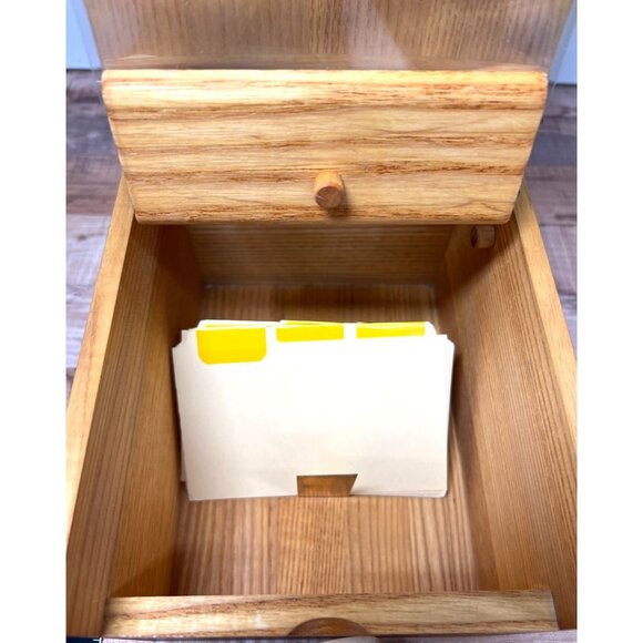 RARE Vintage MagniView Recipe Box with Magnifying Lens - Picture 4 of 6